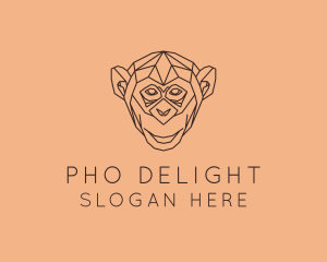 Monkey Wild Animal logo design