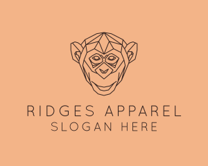 Monkey Wild Animal logo design