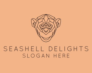 Monkey Wild Animal logo design