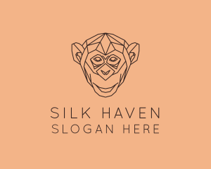 Monkey Wild Animal logo design