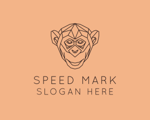 Monkey Wild Animal logo design