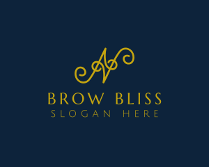 Ornate Luxury Cursive logo design