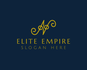 Ornate Luxury Cursive logo design