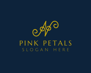 Ornate Luxury Cursive logo design