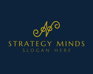 Consultancy - Ornate Luxury Cursive logo design