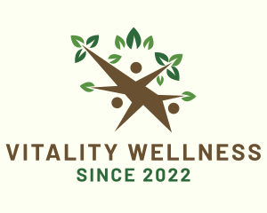 Yoga Tree People Wellness logo design