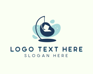Upholstery - Lounge Hanging Chair logo design