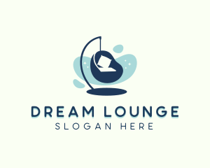 Lounge Hanging Chair logo design