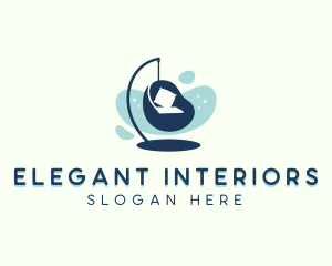 Lounge Hanging Chair logo design