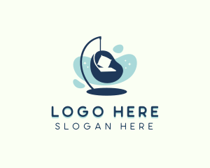 Upholstery - Lounge Hanging Chair logo design