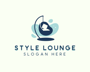 Lounge Hanging Chair logo design