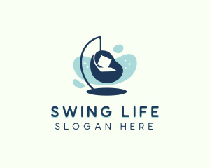 Lounge Hanging Chair logo design