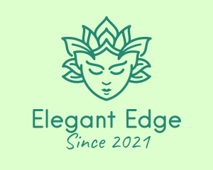 Sophistication - Green Nature Goddess logo design
