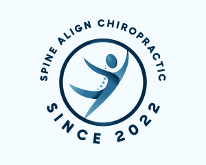 Chiropractor Spine Healthcare  logo design