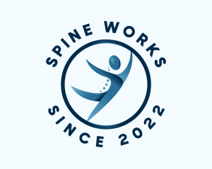 Spine - Chiropractor Spine Healthcare logo design