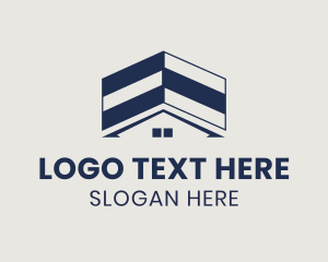 Roofing - Minimalist Modern Roof logo design