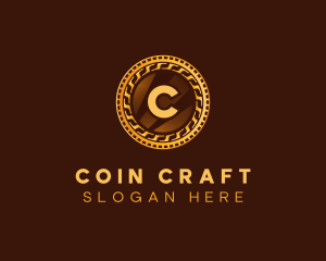 Coin - Crypto Coin Finance logo design