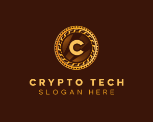 Crypto - Crypto Coin Finance logo design