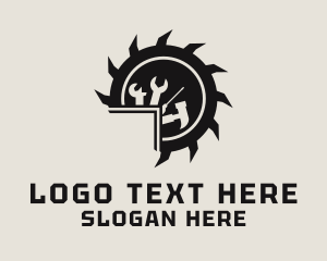 Tools - Woodcutter Tools logo design