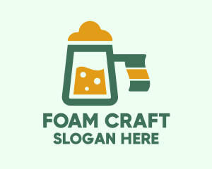 Foam - Modern Beer Mug logo design