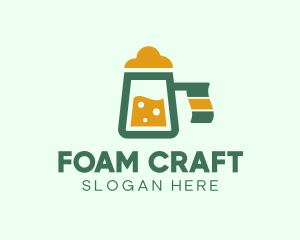 Abstract Beer Mug  logo design