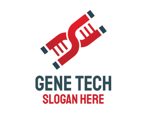 Gene - DNA Strand Magnets logo design