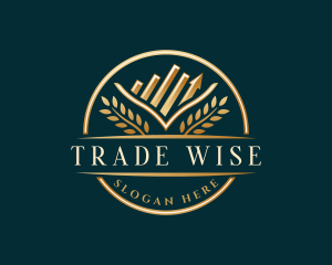 Trader - Wealth Trading Arrow logo design