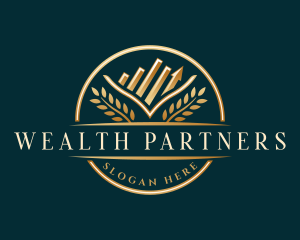 Wealth Trading Arrow logo design