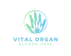 Helping Hand Organization logo design