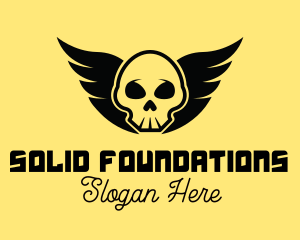 Band - Winged Skull Pirate logo design