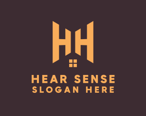 Double H House  logo design