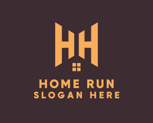 Double H House  logo design