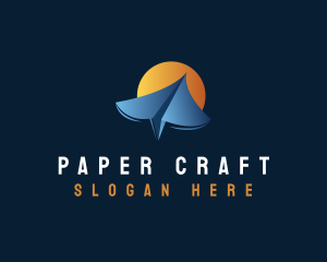 Paper Plane Logistics logo design