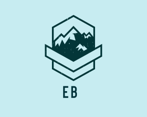 Grunge - Mountain Climbing Explorer logo design