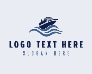 Ship - Cruise Ship Tourism logo design