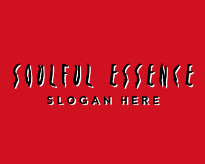 Soul - Scary Halloween Wordmark logo design