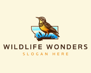 Montana Wildlife Bird logo design