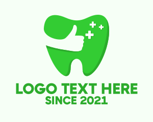 Tooth - Green Dental Clinic logo design