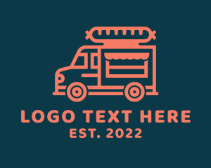Food Truck - Sausage Food Truck logo design