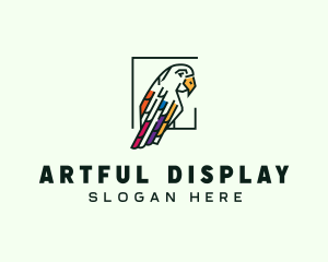 Parrot Zoo Wildlife logo design