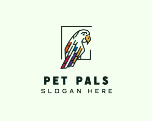 Parrot Zoo Wildlife logo design