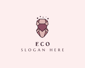 Boutique - Glam Crystal Diamond logo design