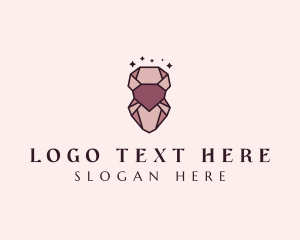 Jeweler - Glam Crystal Diamond logo design