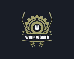 Gear Welding Torch Metalworks logo design