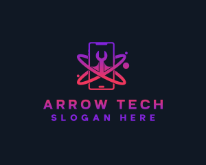 Cyber Tech Phone logo design