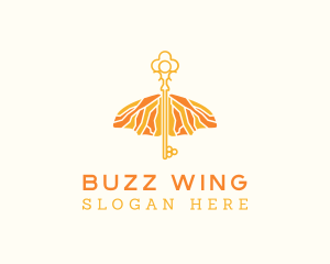 Elegant Wings Key logo design