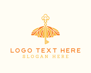 Elegant - Elegant Wings Key logo design