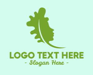 Dermatology - Leaf Face Beauty logo design