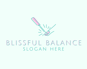 Self Care - Nail Salon Wellness Spa logo design