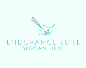 Nail Salon Wellness Spa  logo design